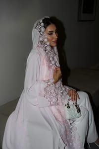 Asma flowery abaya thumb 1