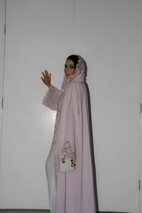 Asma flowery abaya thumb 6