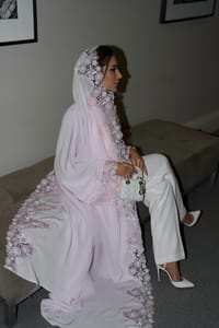 Asma flowery abaya thumb 8