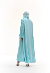 Skyy baby blue abaya thumb 3