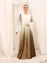 Ambreh gold abaya thumb 4