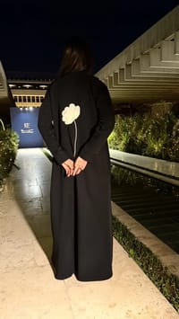 One flower abaya thumb 1