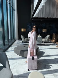 Pure pink abaya thumb 2