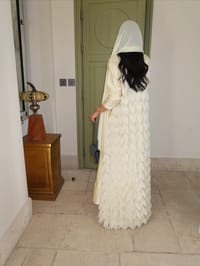 Lime green abaya thumb 1
