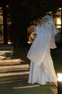 Sky blue abaya thumb 2