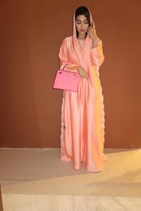Apricot abaya thumb 2