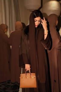 Brown abaya thumb 4