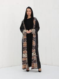 Abaya 444 black thumb 3