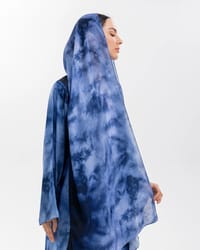 blue Printed Abaya thumb 2