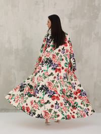 Flowery abaya thumb 2