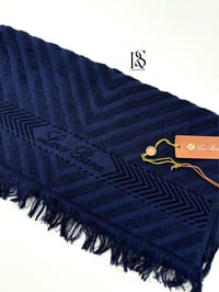 Loro’s Face-Towel - Navy blue thumb 2
