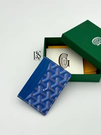 Goyard Saint-Sulpice Card Holder Blue thumb 1