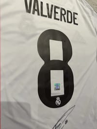 Federico Valverde Signed 2025/26 Real Madrid Jersey (ICONS) thumb 6