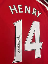 Thierry Henry Signed 2026/27 Arsenal Jersey (ICONS) thumb 6