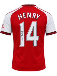 Thierry Henry Signed 2026/27 Arsenal Jersey (ICONS) thumb 1