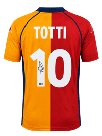 FRANSESCO TOTTI 2001/02 SIGNED ROMA JERSEY (BECKETT) thumb 1