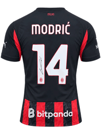 Luka Modric Signed Real Madrid & AC Milan Jerseys (Dual Framed) thumb 3
