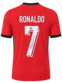 Cristiano Ronaldo Signed Portugal & Real Madrid Jerseys (Dual Framed) thumb 3