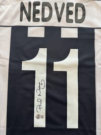 PAVEL NEDVED SIGNED 2002/03 JUVENTUS JERSEY (BECKETT) thumb 6
