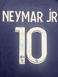 NEYMAR JR SIGNED 2022/23 PSG JERSEY (BECKETT) thumb 8