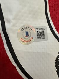 Wayne Rooney Signed 2007/08 Manchester United Jersey (BECKETT) thumb 11