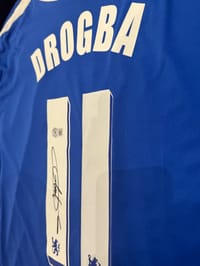 Didier Drogba Signed 2011/12 Chelsea FC Jersey (BECKETT) thumb 10