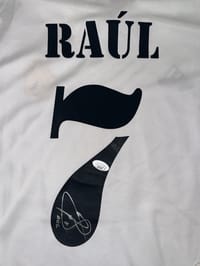 Raul Gonzalez Signed 2002/03 Real Madrid Jersey (JSA) thumb 9