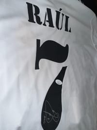 Raul Gonzalez Signed 2002/03 Real Madrid Jersey (JSA) thumb 10