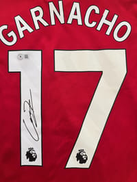 Alejandro Garnacho Signed 2023/24 Manchester United Jersey (BECKETT) thumb 8