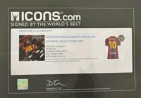 Lionel Messi Signed 2020/21 Barcelona Jersey (ICONS) thumb 15