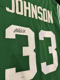 Magic Johnson Signed Celtics Jersey (Beckett) thumb 11