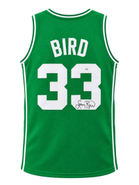 Larry Bird Signed Boston Celtics Jersey (JSA) thumb 10