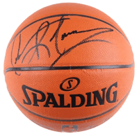Dennis Rodman Signed Basketball IN A DISPLAY CASE (JSA) thumb 1