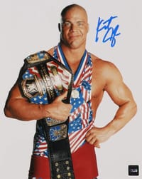 KURT ANGLE SIGNED WWE FRAMED POSTER (COJO) thumb 2