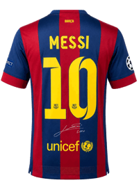 FC Barcelona Squad Signed 2014/15 Jersey thumb 5