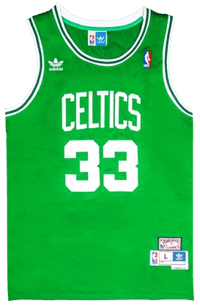Larry Bird Signed Boston Celtics Jersey (JSA) thumb 6