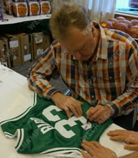 Larry Bird Signed Boston Celtics Jersey (JSA) thumb 7