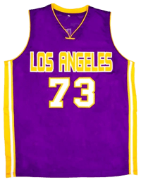Dennis Rodman Signed Los Angeles Lakers Jersey (BECKETT) thumb 6