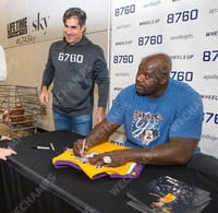 Shaquille O'Neal Signed Los Angeles Lakers CUSTOM Jersey (BECKETT) thumb 7