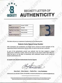 Roberto Carlos Signed 2006/07 Real Madrid Jersey (BECKETT) thumb 8