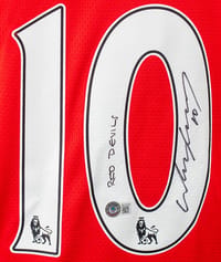 Wayne Rooney Signed 2007/08 Manchester United Jersey (BECKETT) thumb 5