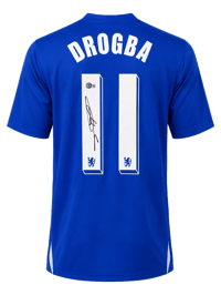 Didier Drogba Signed 2011/12 Chelsea FC Jersey (BECKETT) thumb 4