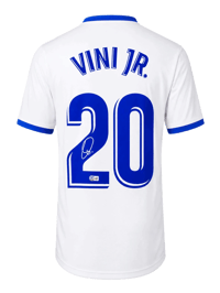Vinicius JR Signed 2021/22 Real Madrid Jersey (BECKETT) thumb 4