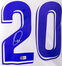Vinicius JR Signed 2021/22 Real Madrid Jersey (BECKETT) thumb 5