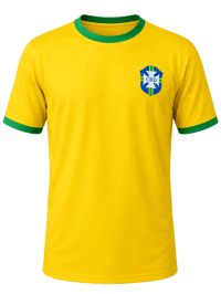 Pelé Signed 1970 Brazil Retro Jersey (BECKETT) thumb 5