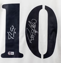 Luis Figo & Ronaldo Nazario Signed 2002/03 Real Madrid Jersey (BECKETT) thumb 5
