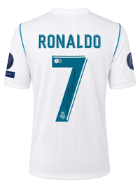 Cristiano Ronaldo Signed 2017/18 Real Madrid Jersey (BECKETT) thumb 4