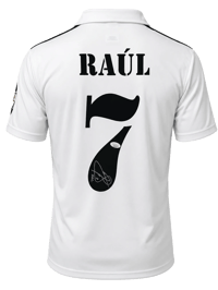 Raul Gonzalez Signed 2002/03 Real Madrid Jersey (JSA) thumb 4