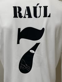 Raul Gonzalez Signed 2002/03 Real Madrid Jersey (JSA) thumb 5