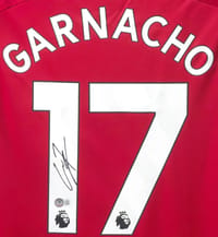 Alejandro Garnacho Signed 2023/24 Manchester United Jersey (BECKETT) thumb 5